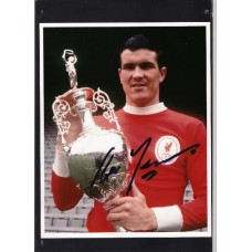 Signed photo of Ron Yeats the Liverpool footballer.